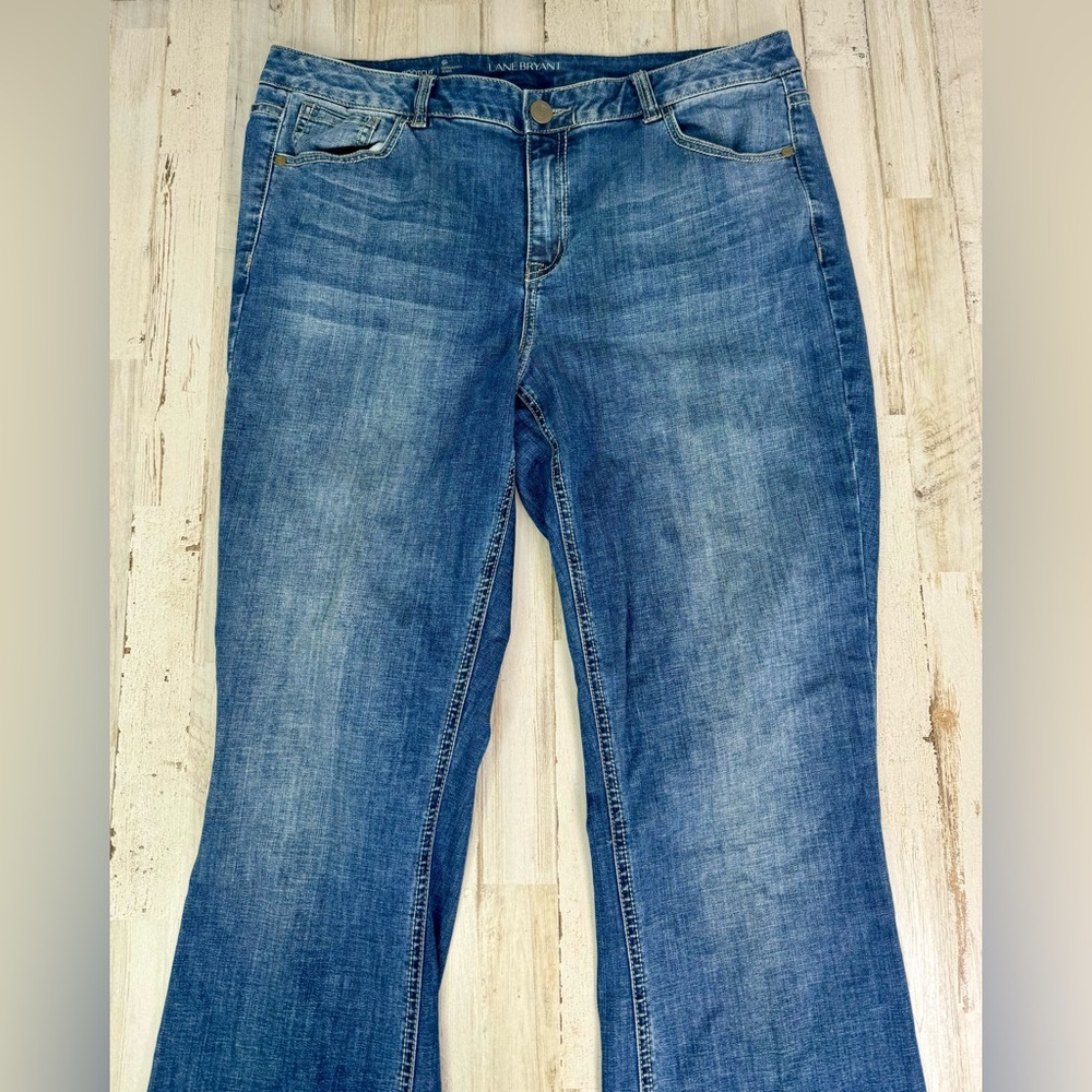 Lane Bryant Women’s Jeans Size 16R Boot Cut Genius Fit - Picture 2 of 10